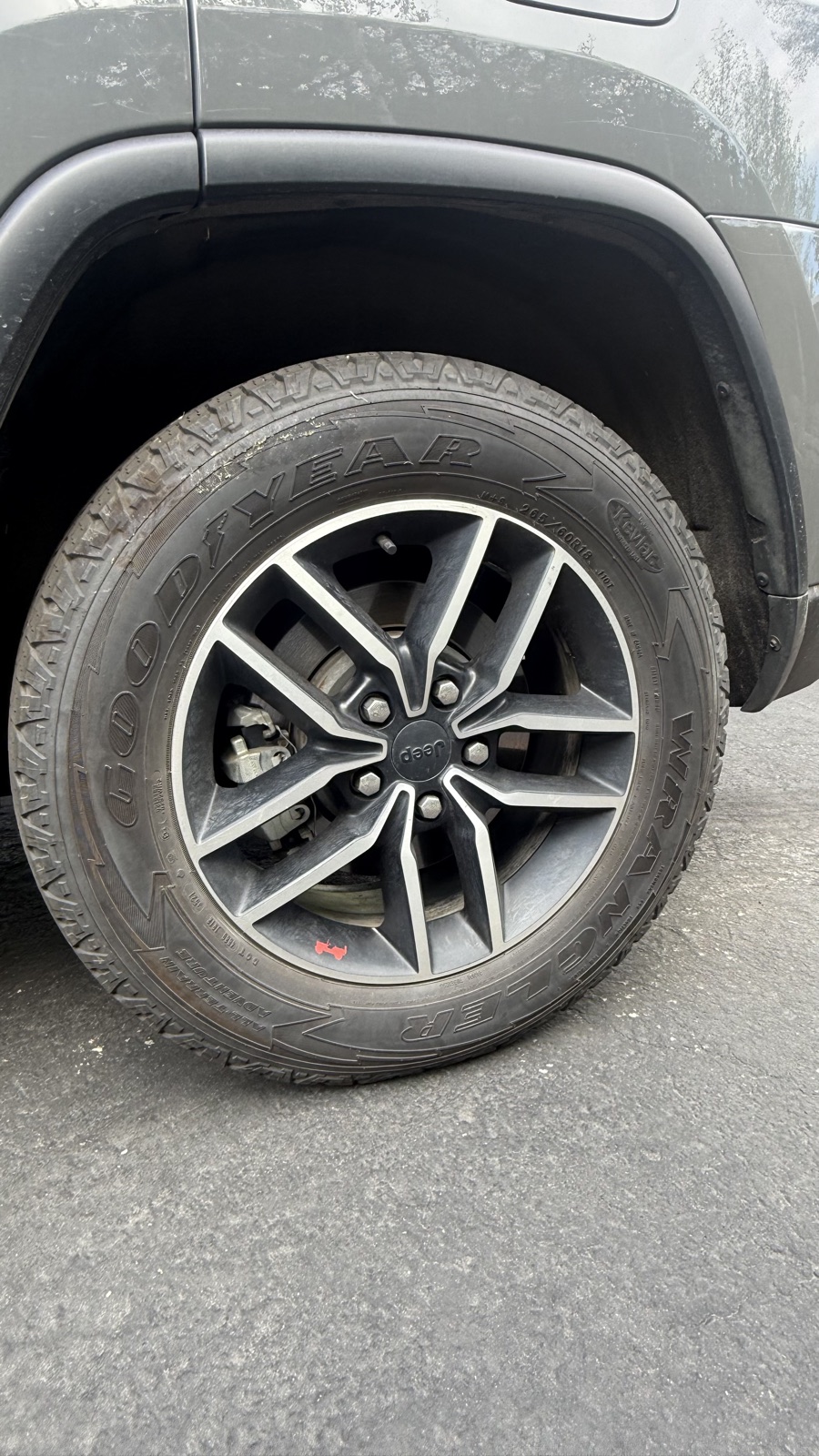 Wheel before detailing
