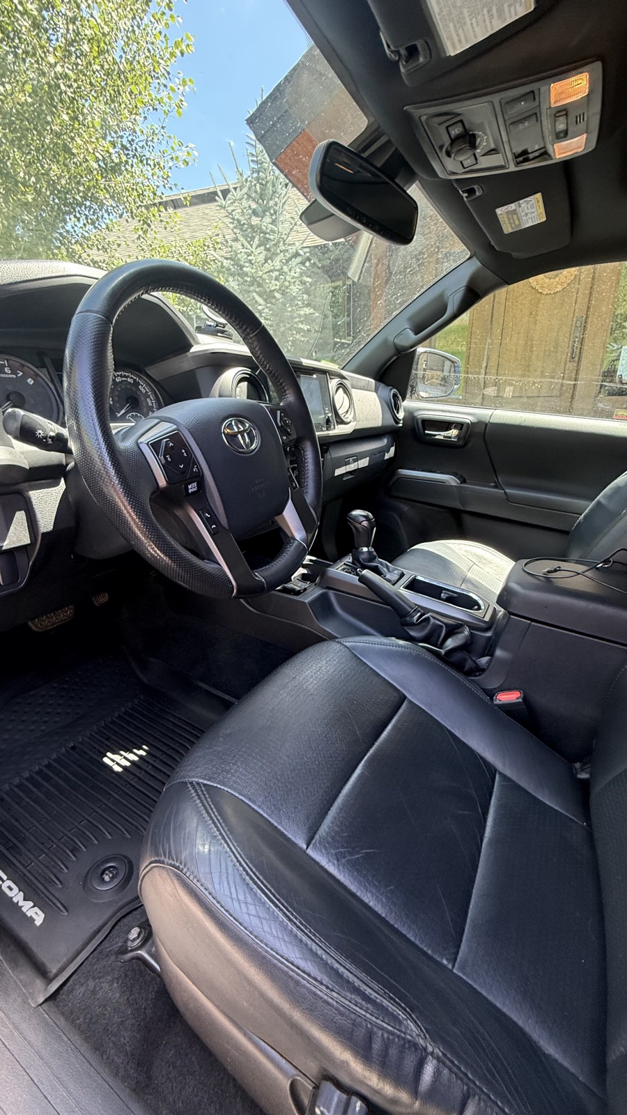 Truck interior after detailing in Steamboat Springs